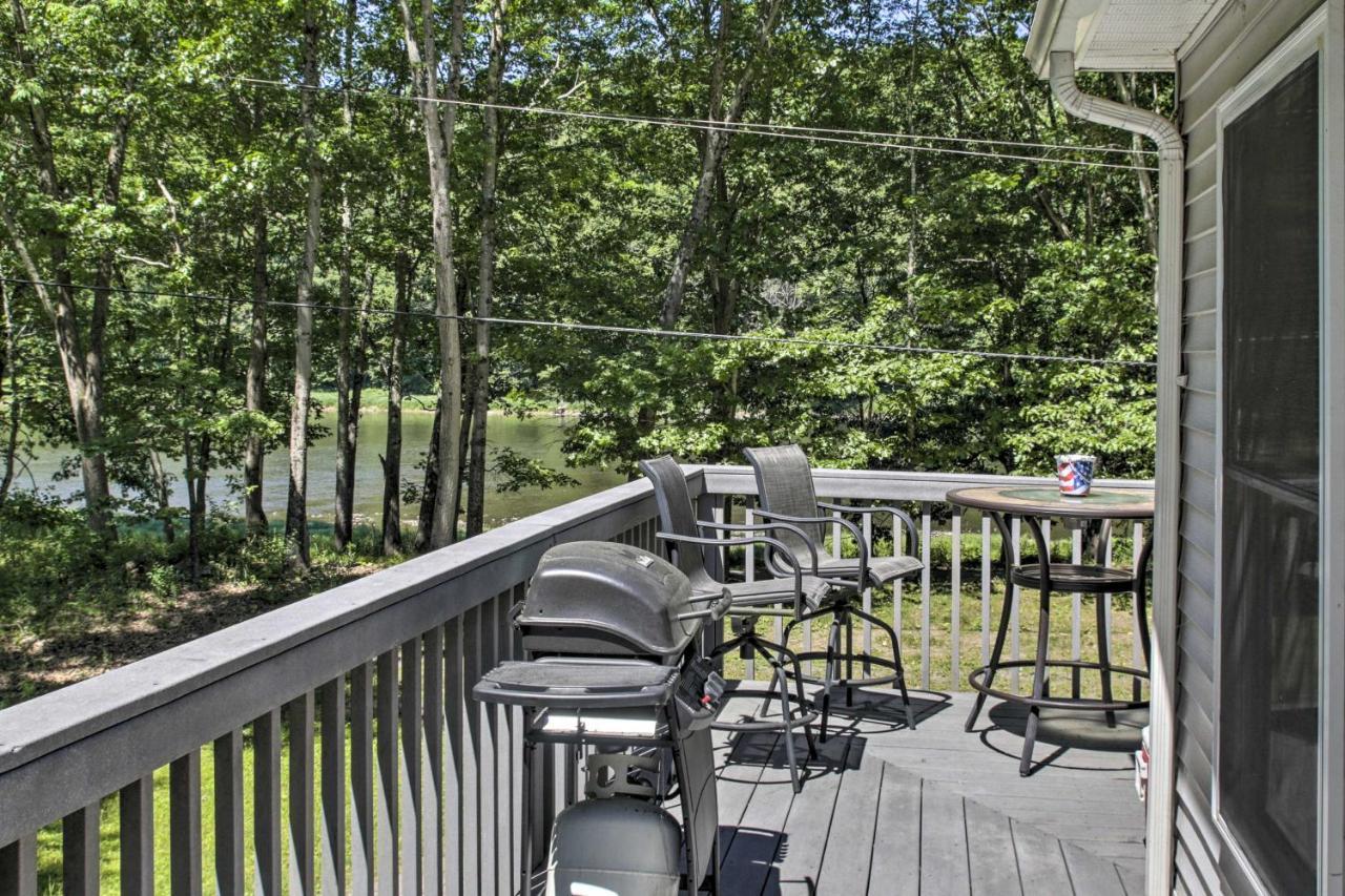 Spacious Home With Deck, Grill And Delaware River View Callicoon Eksteriør bilde