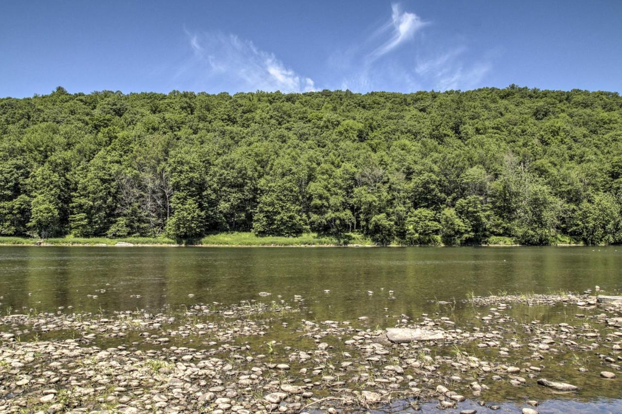 Spacious Home With Deck, Grill And Delaware River View Callicoon Eksteriør bilde